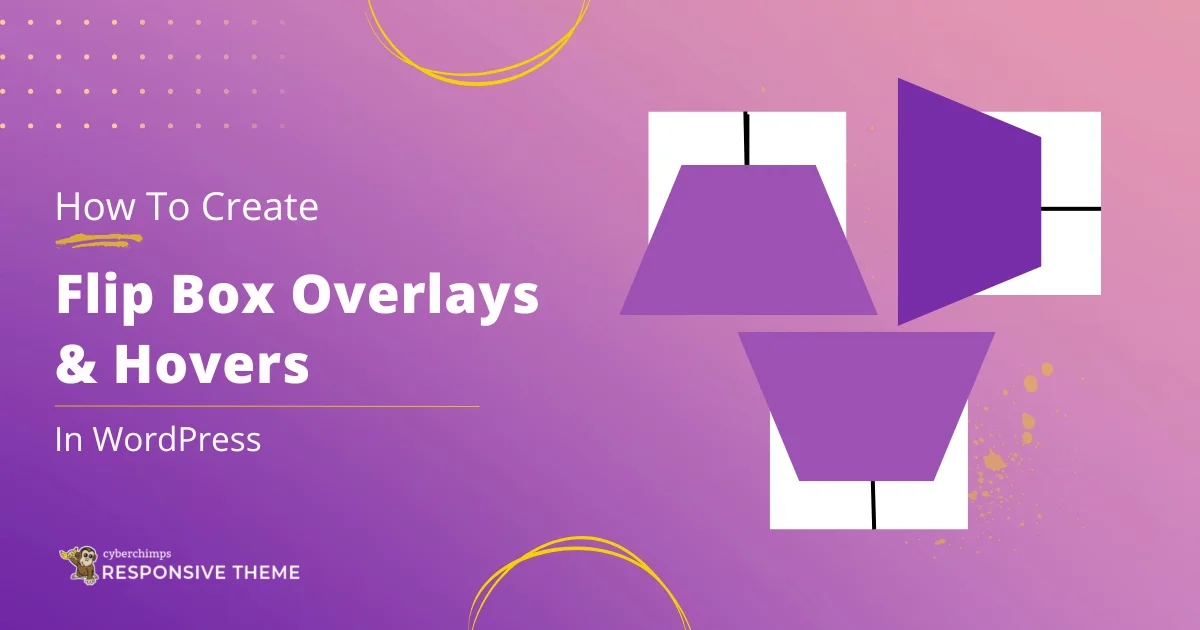 How to add flip box overlays in wordpress