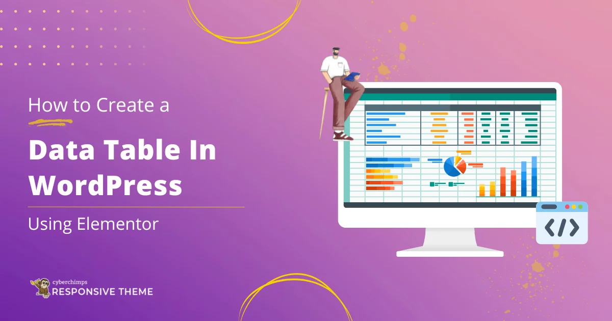 How to create data table in WordPress using Elementor