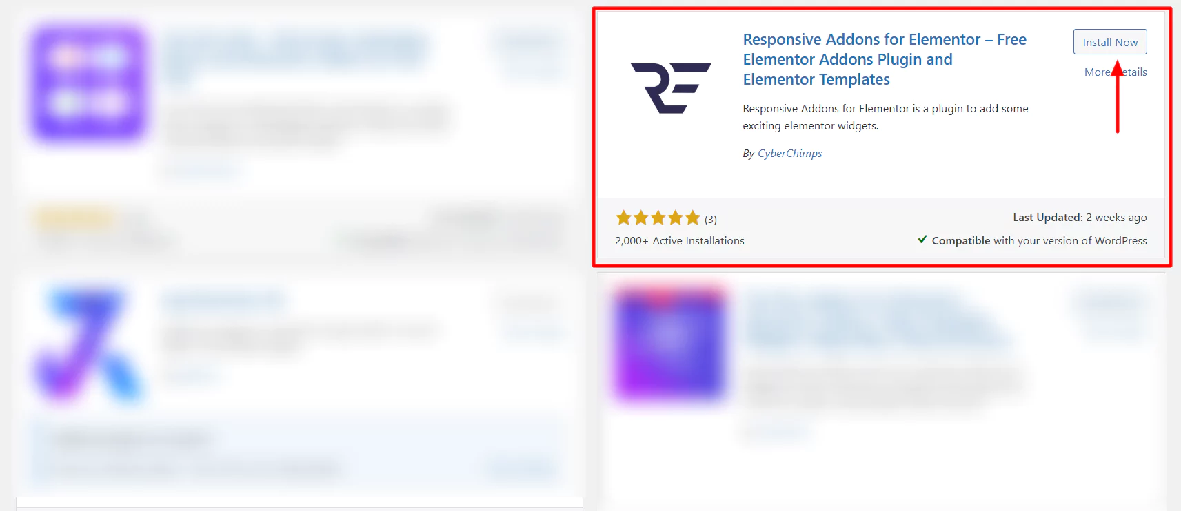 Responsive addons for elementor plugin