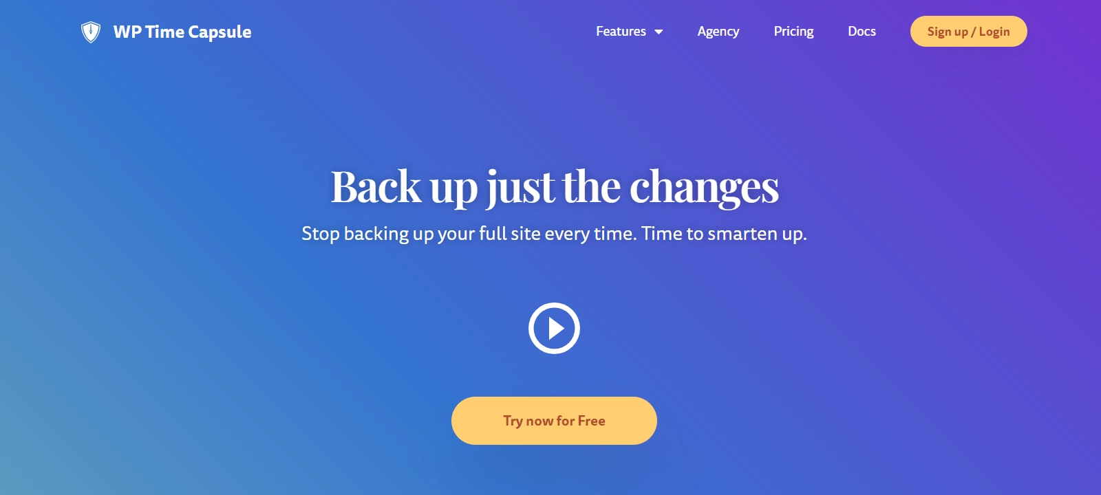 WP Time Capsule Full Site Backup