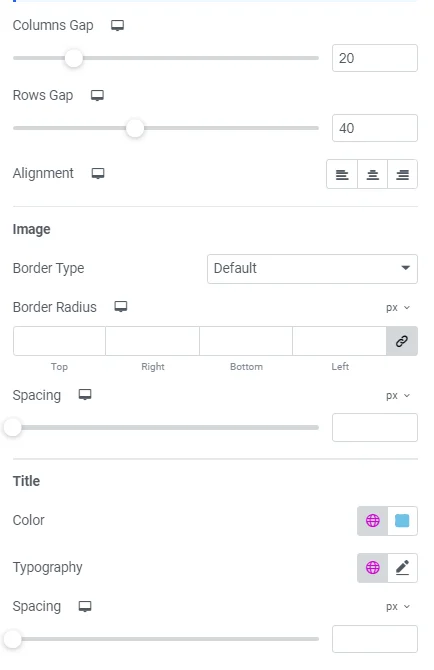 Editing upsells basic setting, image and title