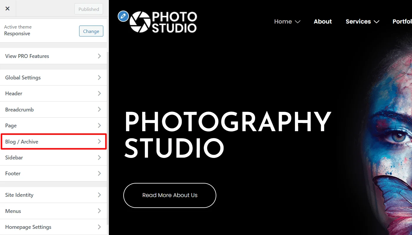 Clicking blog/archive
