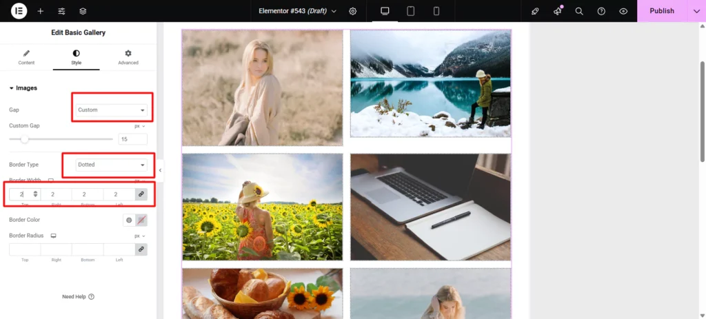 changes in style images