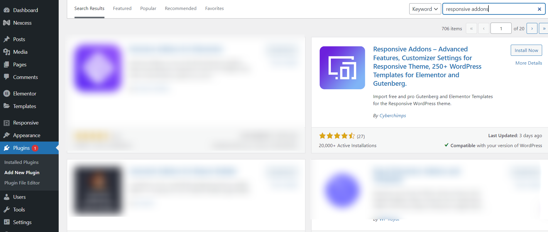 Search plugin