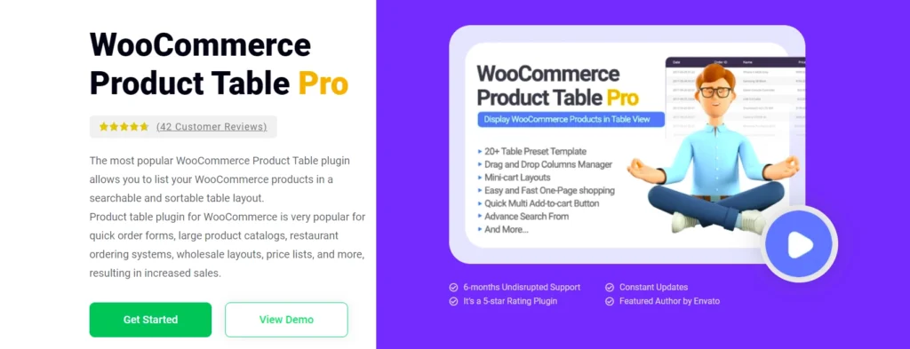 WooCommerce product table plugin
