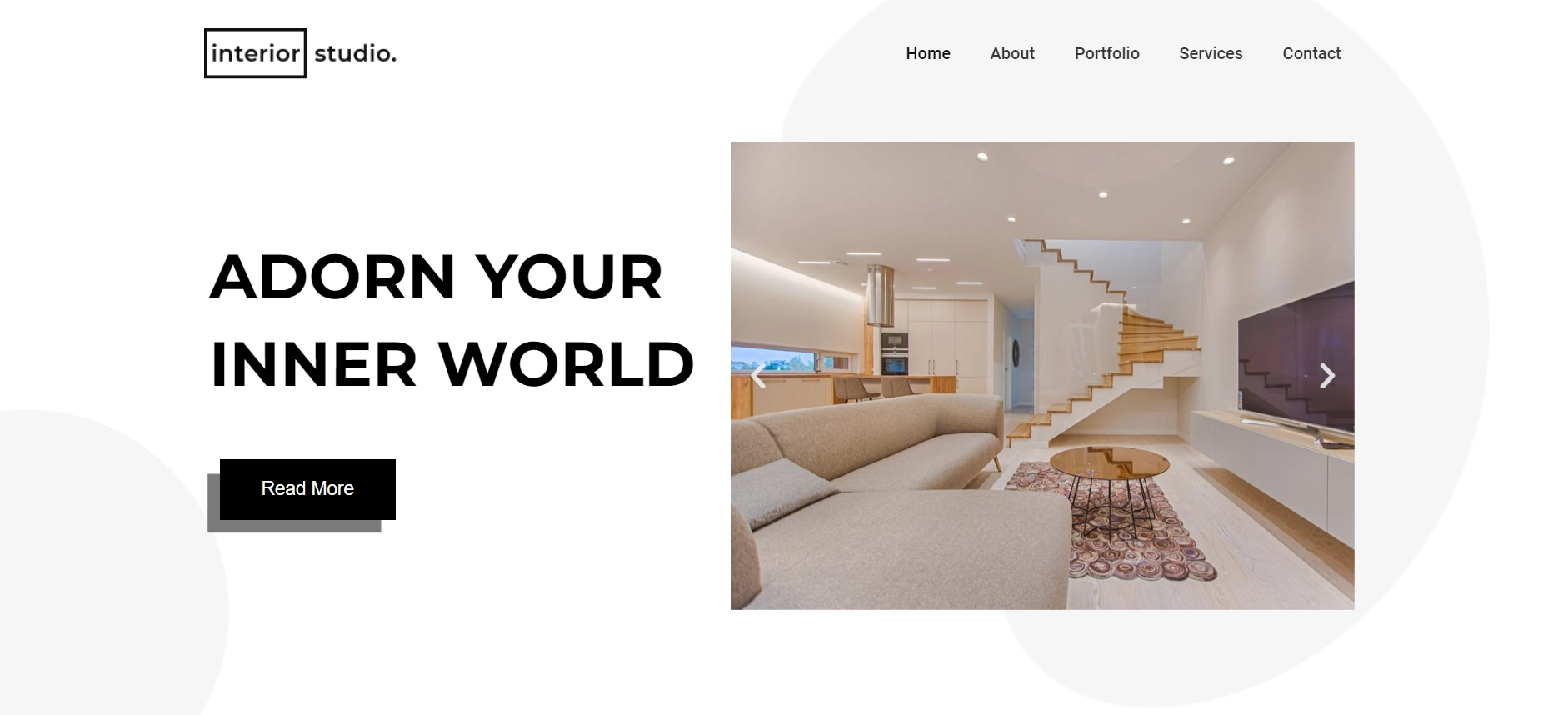 Interior Design Elementor Template