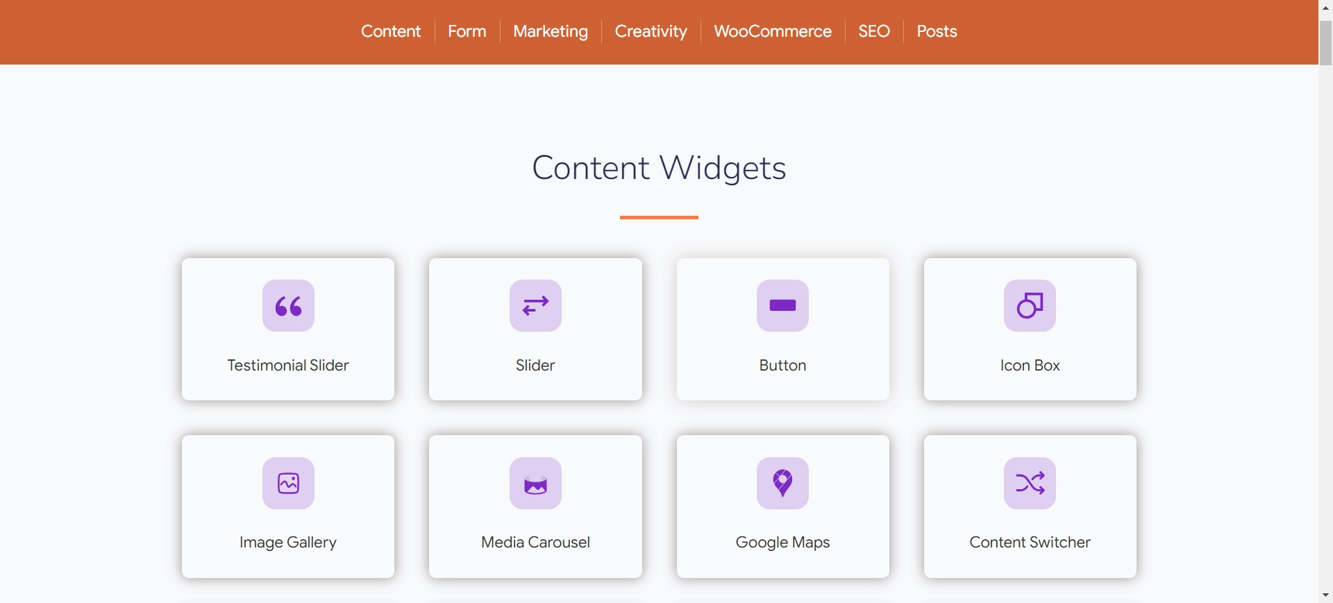 Responsive Addons for Elementor widget library