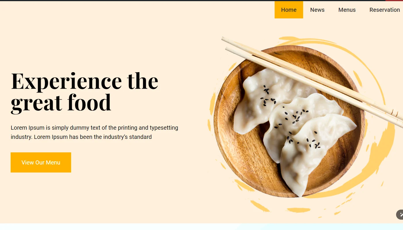 Demo food site