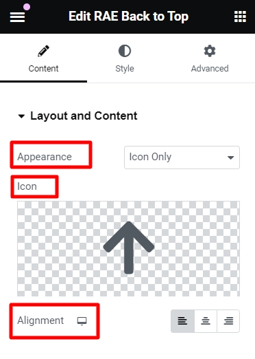 Layout and content