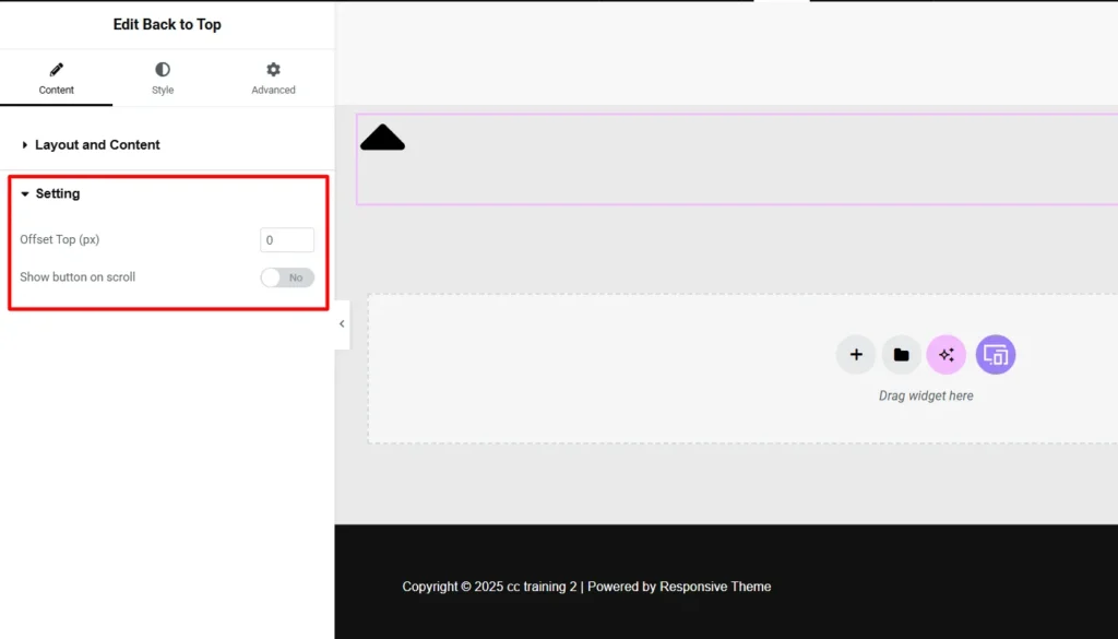 Customizing content settings
