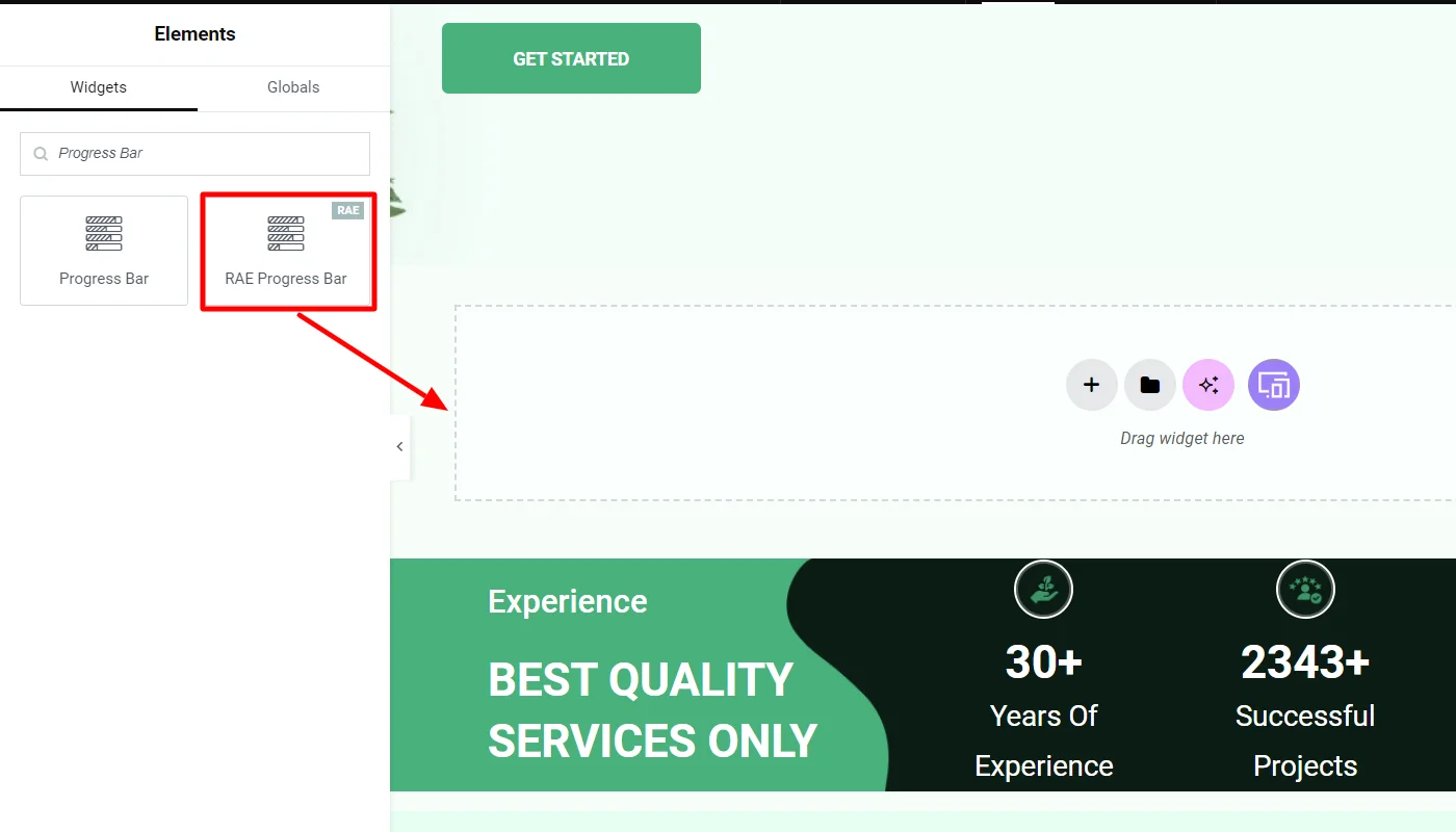 Draggng and dropping progress bar