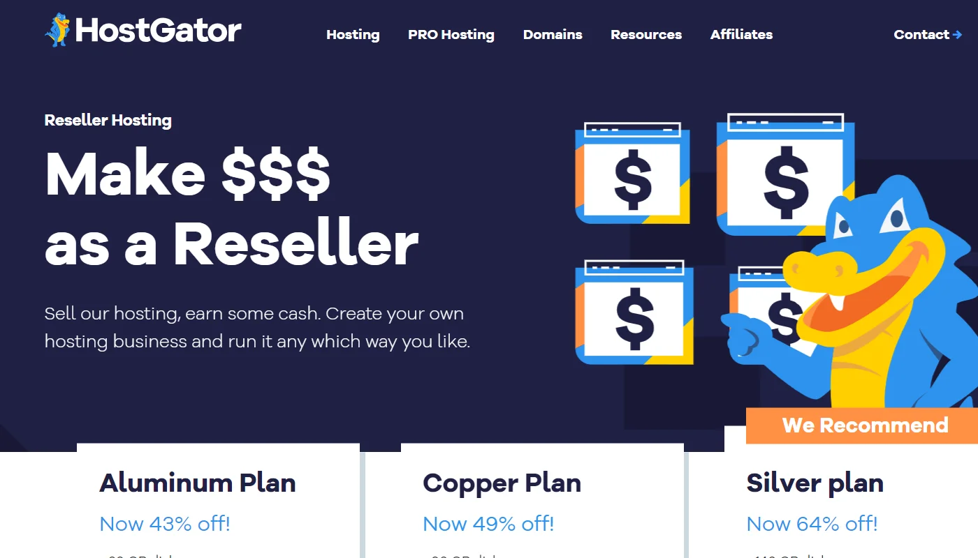 HostGator Reseller Hosting
