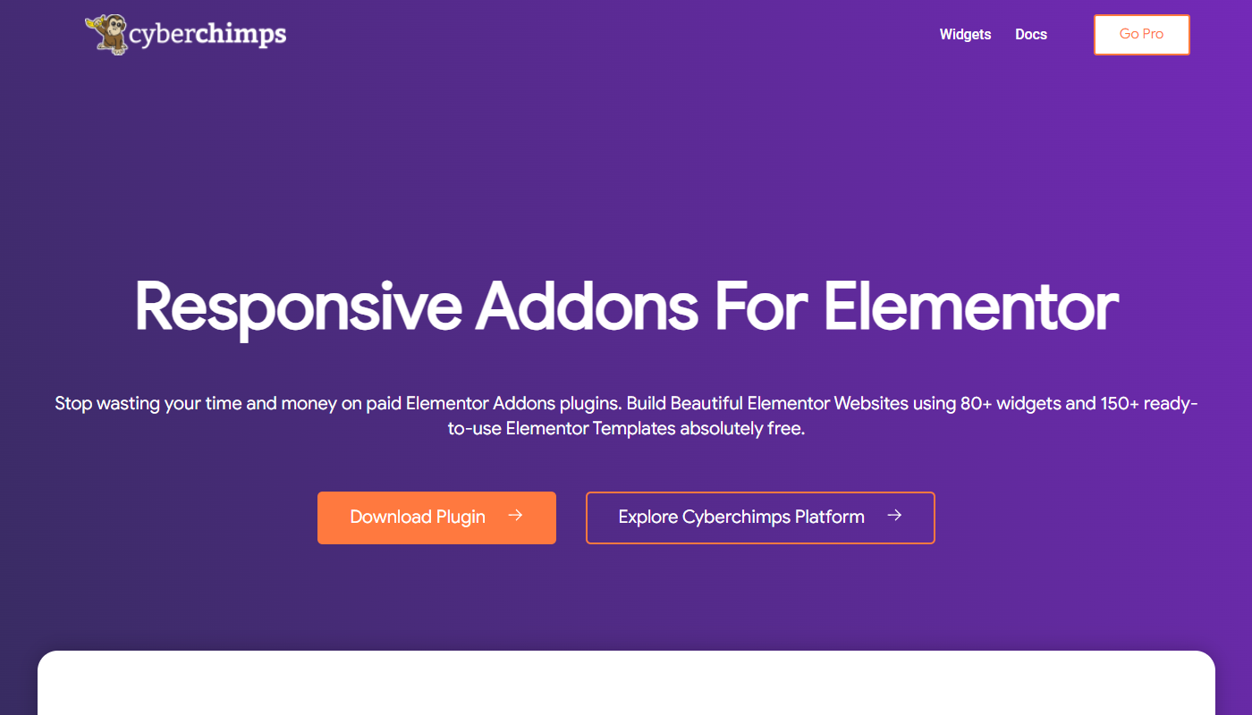 Responsive Addons for Elementor plugin