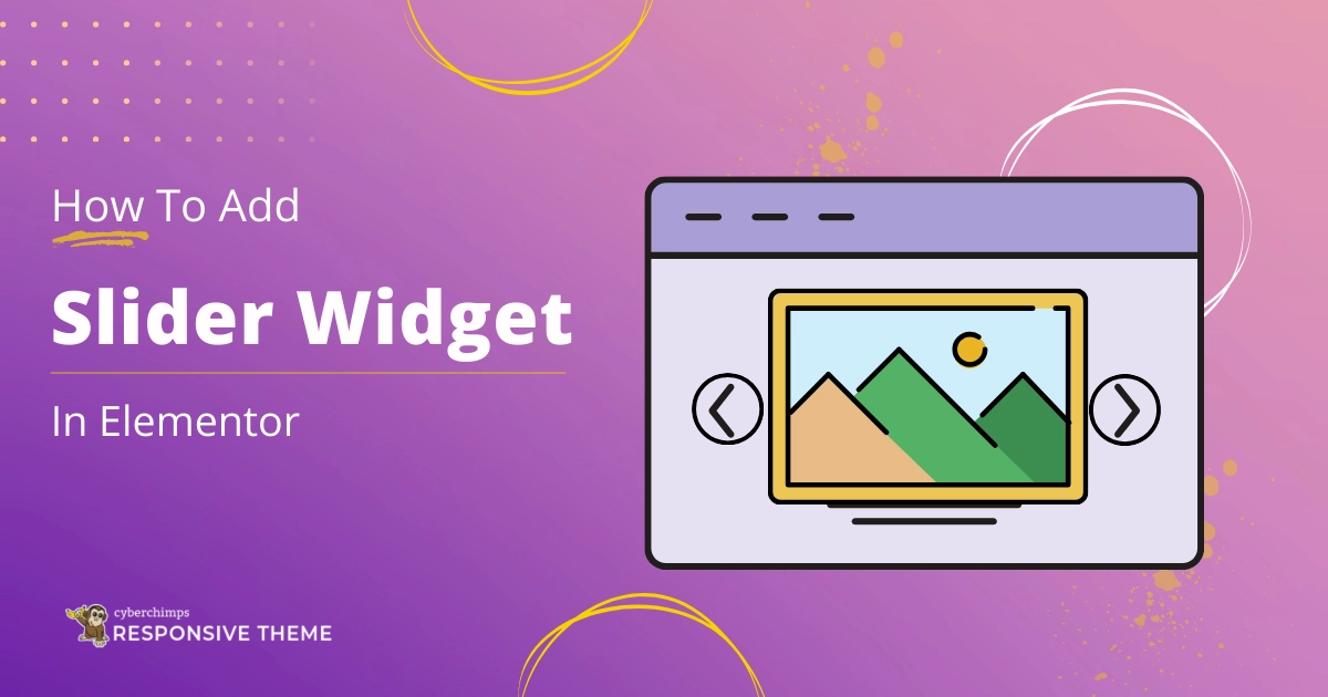 how to add a slider widget