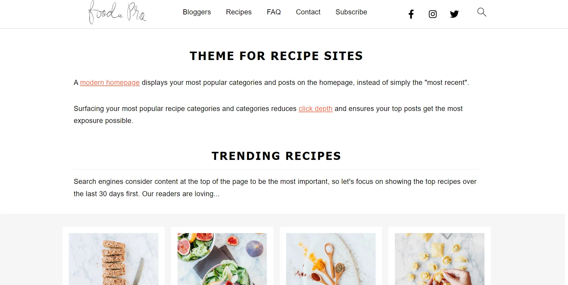Foodie Pro Theme