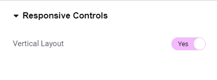 Responsive controls