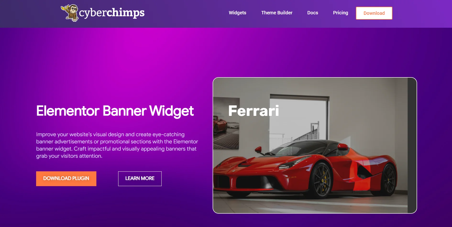 Elementor Banner Widget
