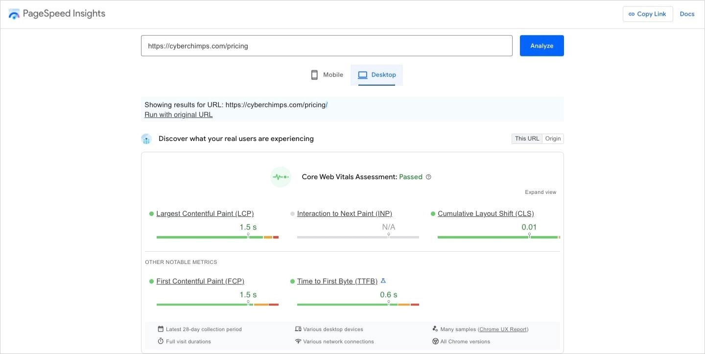 Google-page-speed-insights