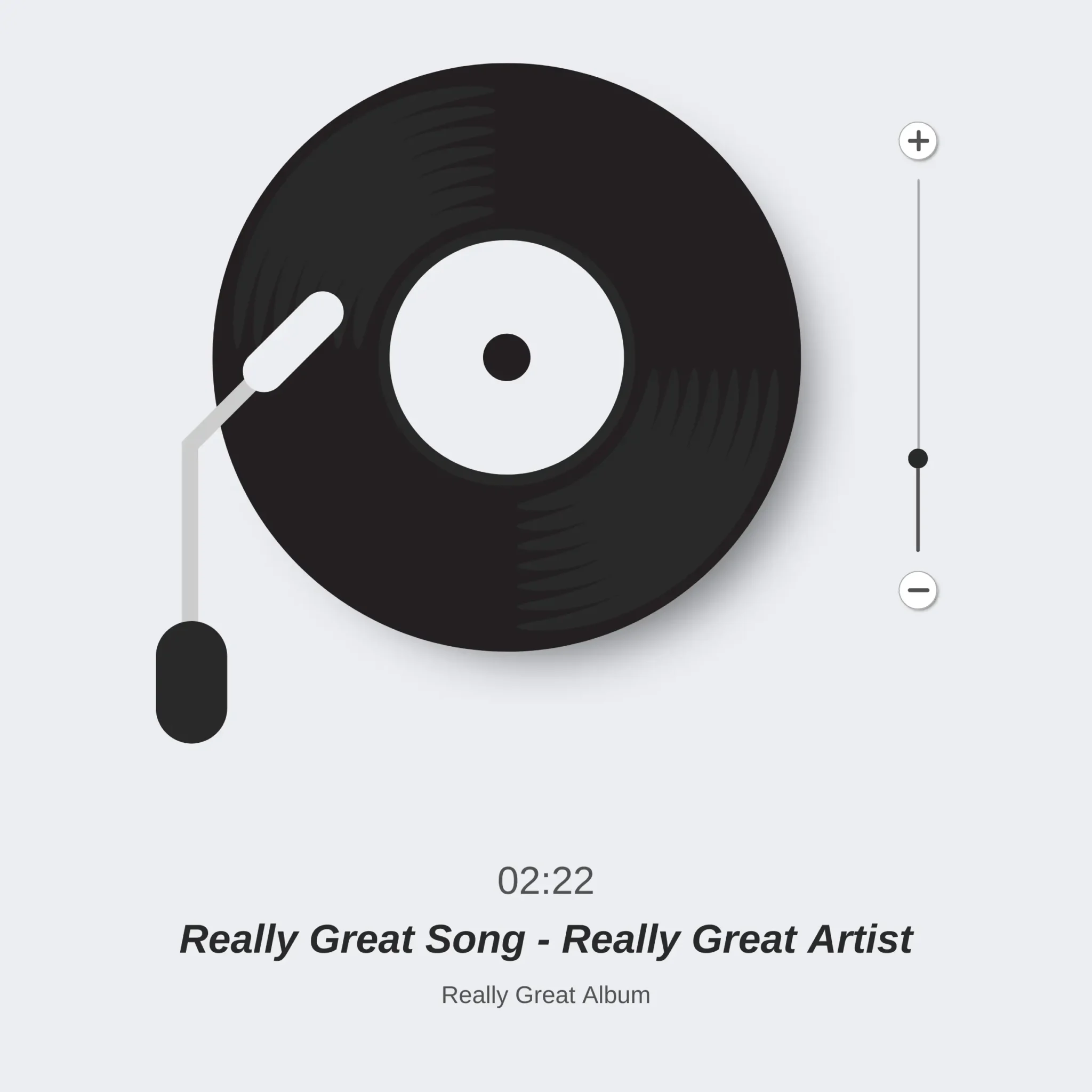 Record PlayerMusic Instagra Post