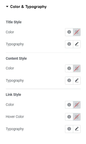 tyling color and typhography