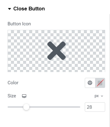 Close button style