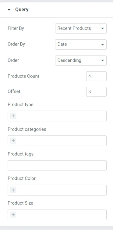 Editing query