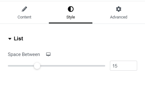 List style