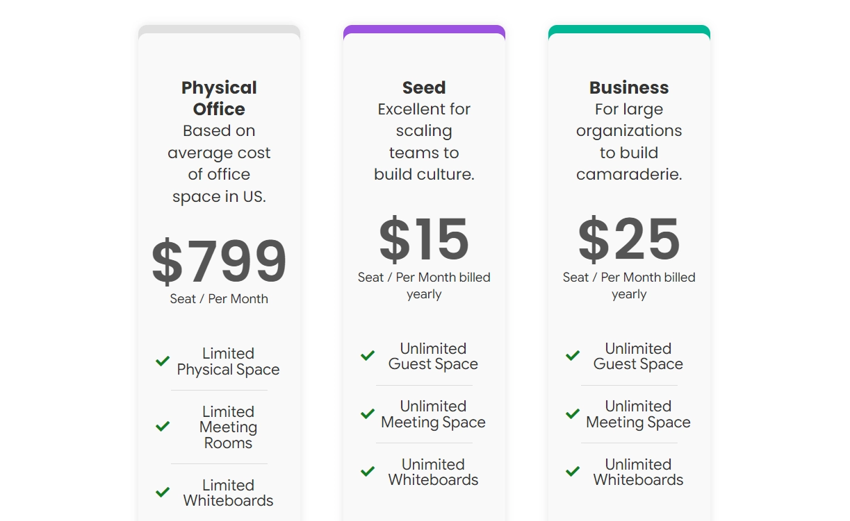 Price box home page