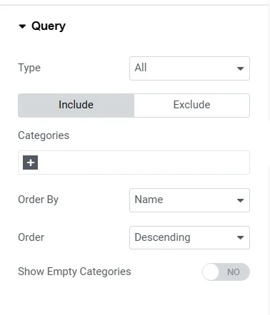 Editing query
