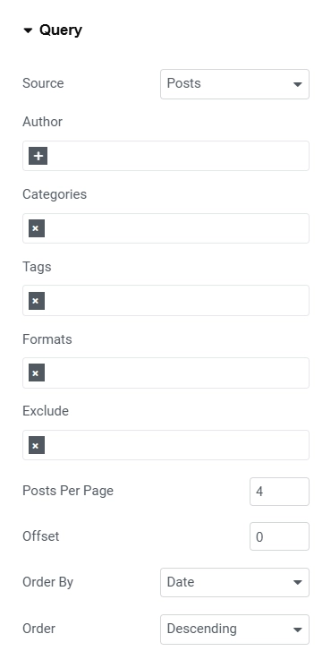 Query post carousel