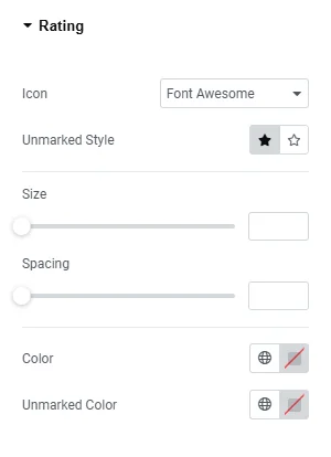 Coustomizing rating