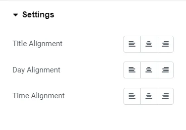 Content settings