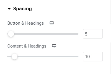 Spacing