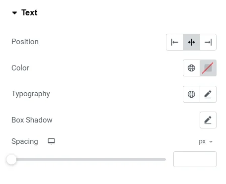 Style text