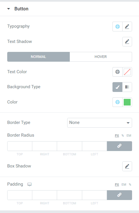 Styling button