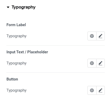 Typography style