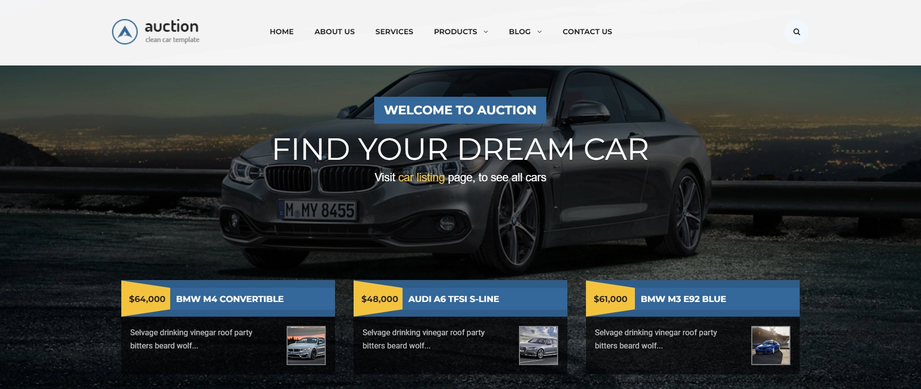 Auction WordPress Theme