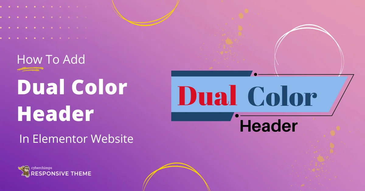 Dual color header