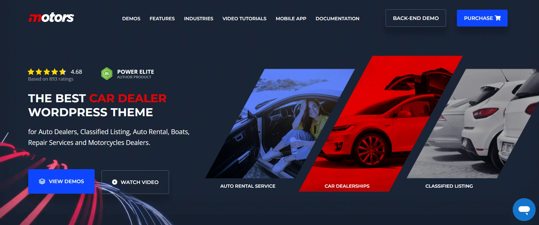 Motors WordPress Theme