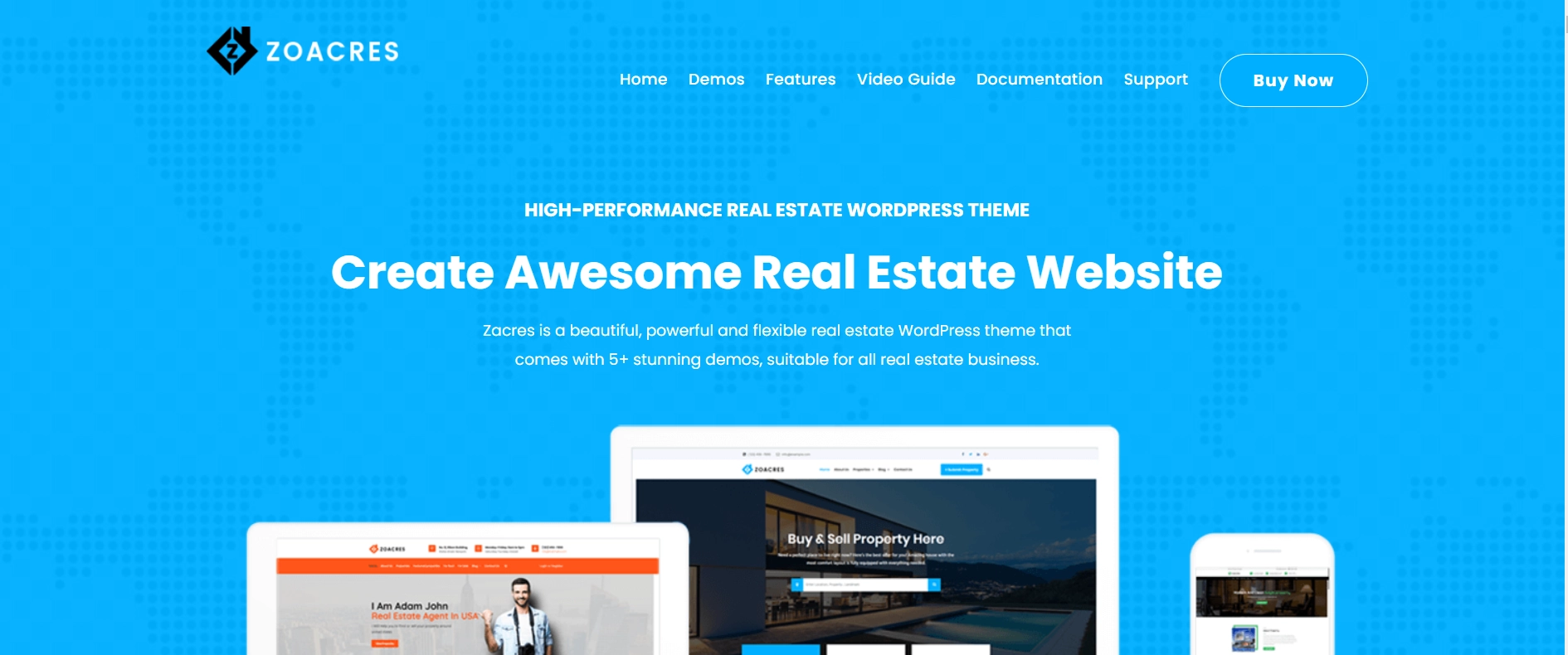 Zoacres WordPress Theme