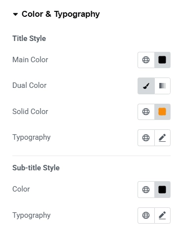 color and typography