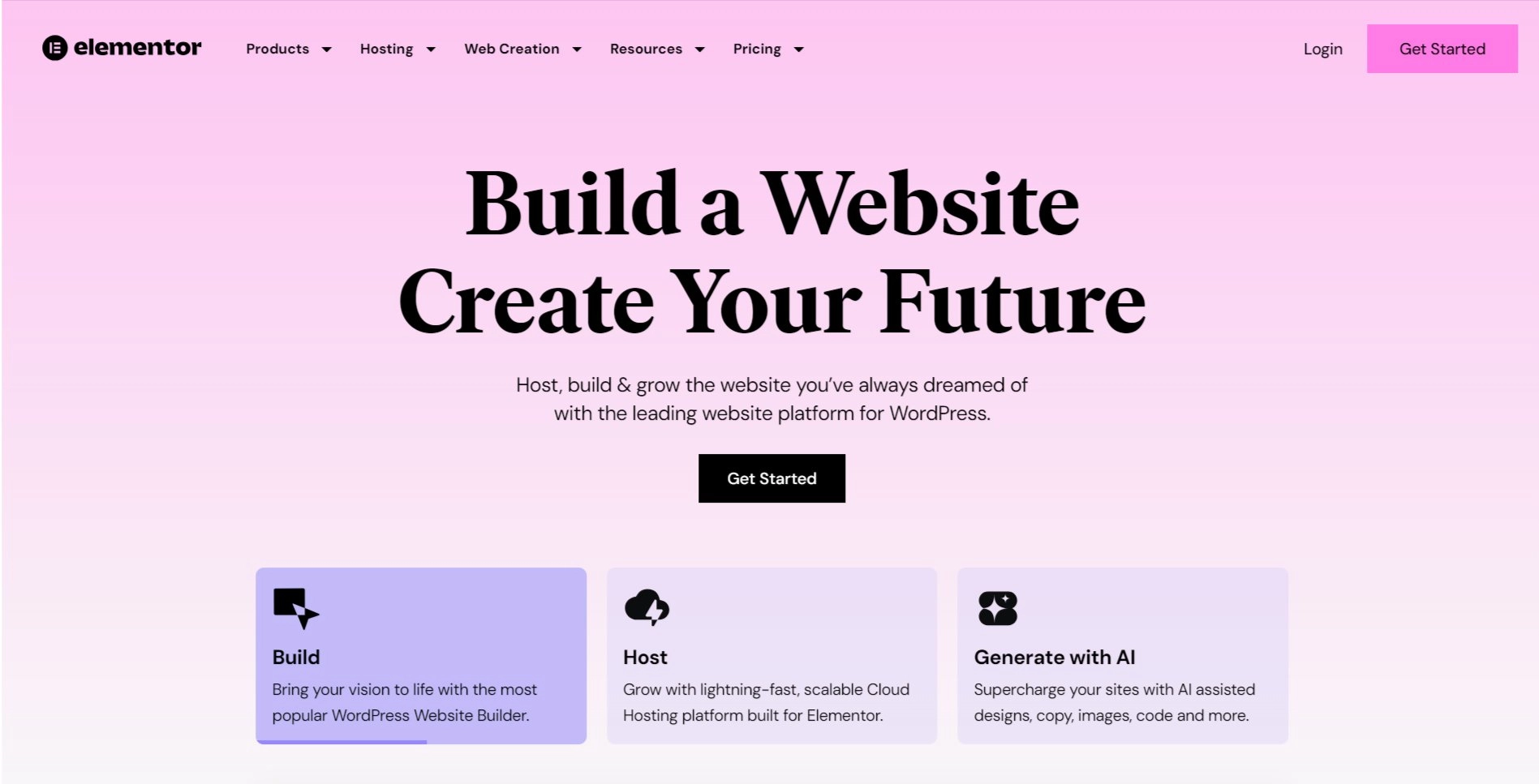 Elementor page builder