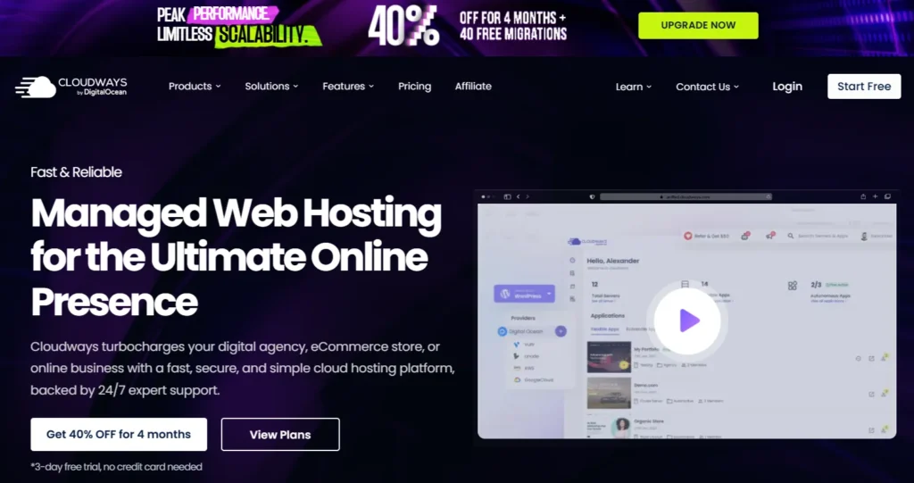 Cloudways - best WP Engine alternative.