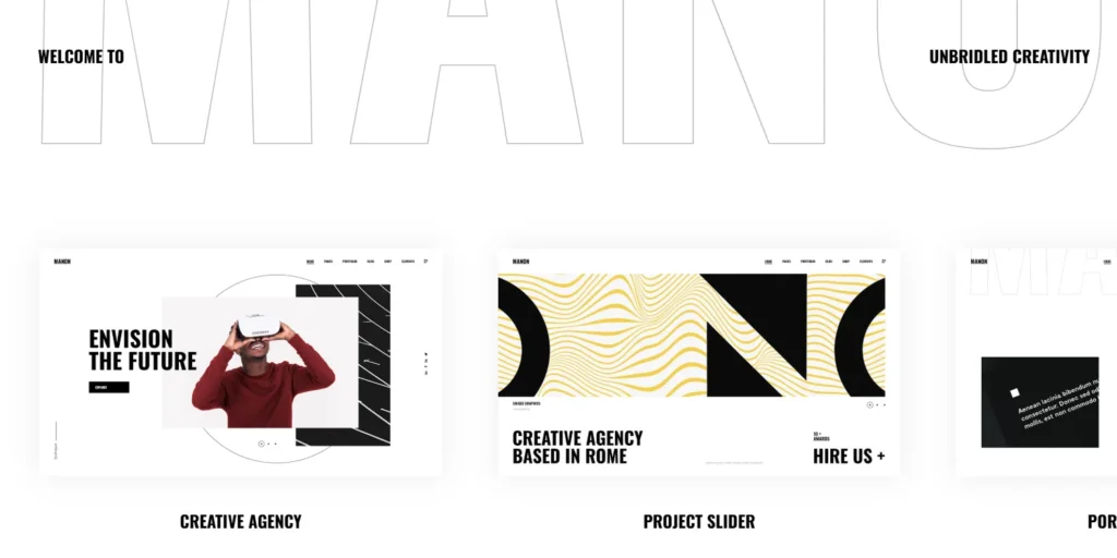 Manon WordPress theme - Modern theme for creative professionals.