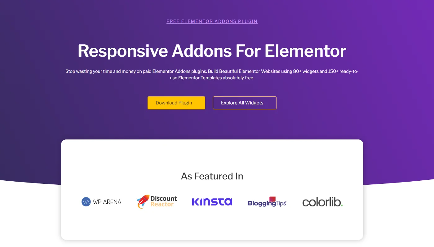Responsive Addons for Elementor 