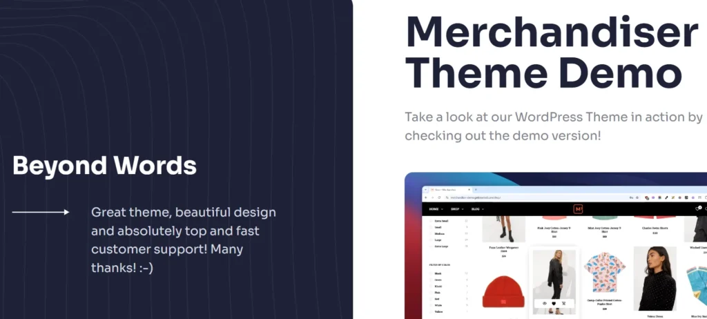 Merchandizer - SEO optimized WordPress theme.