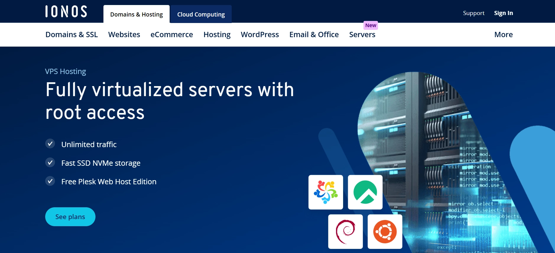 IONOS hosting
