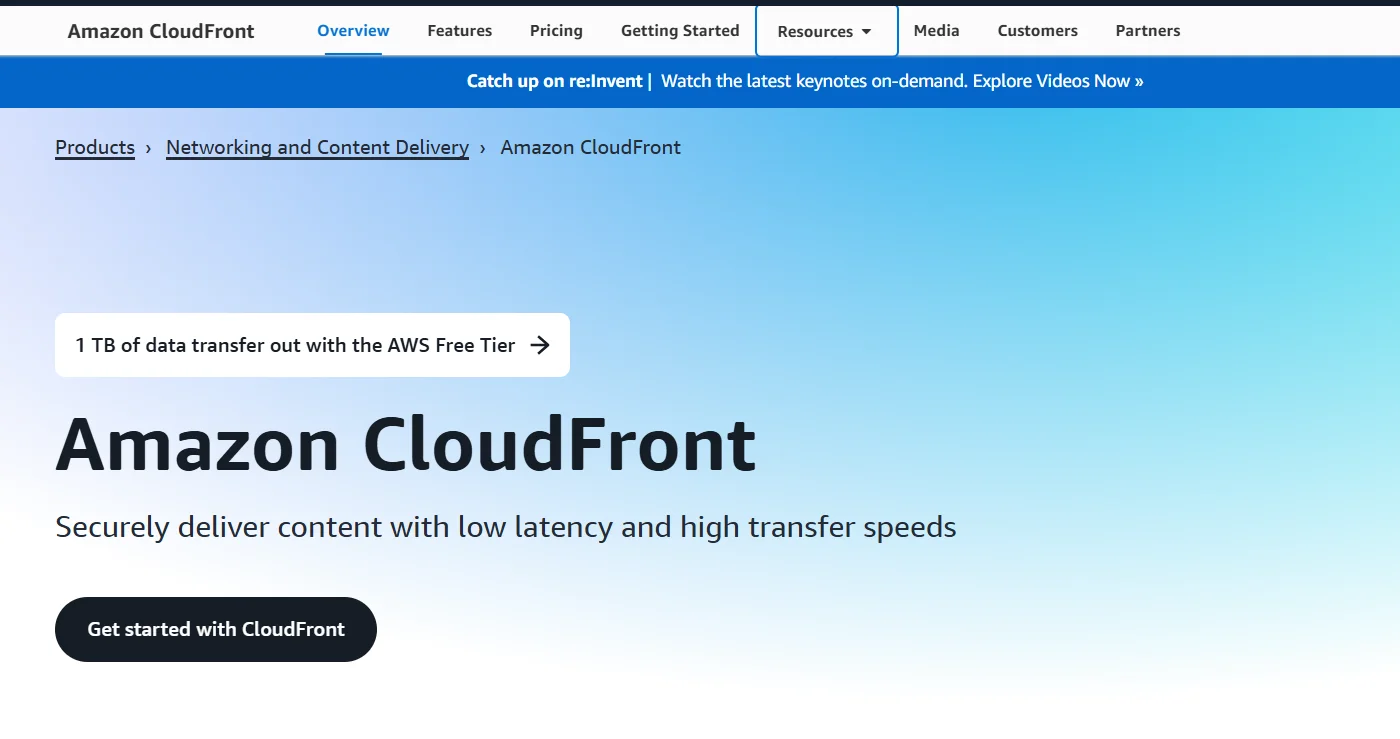 Amazon cloudfront