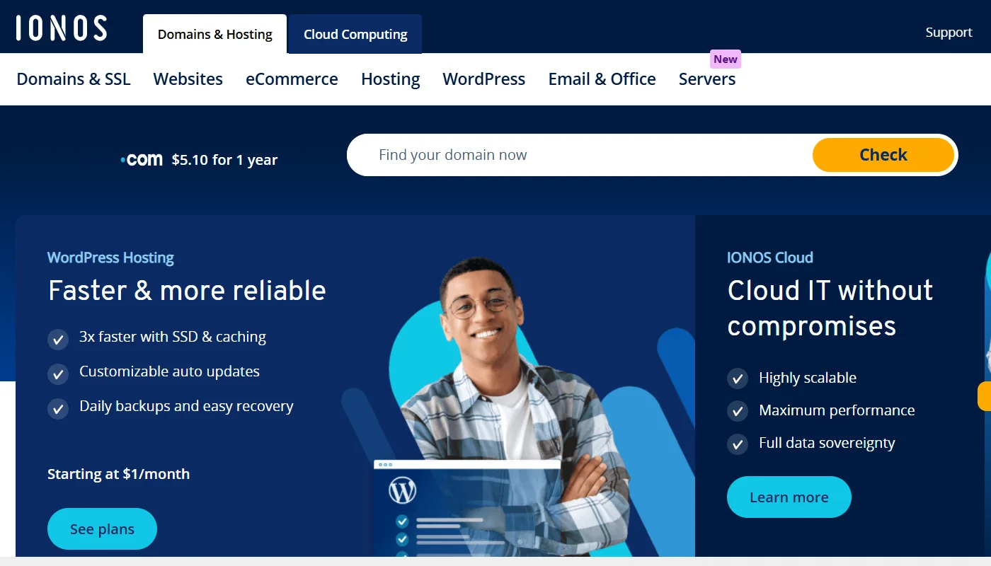ionos web hosting