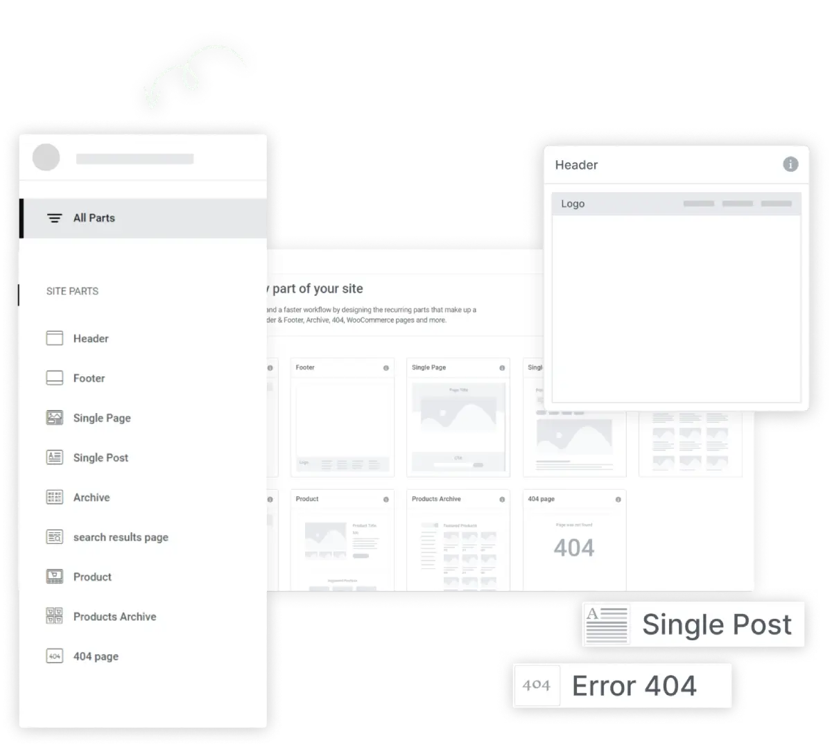 theme builder page hero image